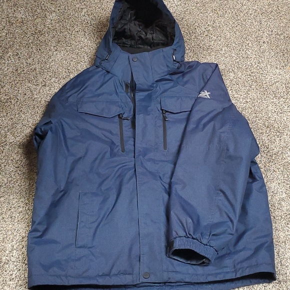 ZeroXposur Jackets & Coats Mens Zero Xposur Blue Winter Coat With